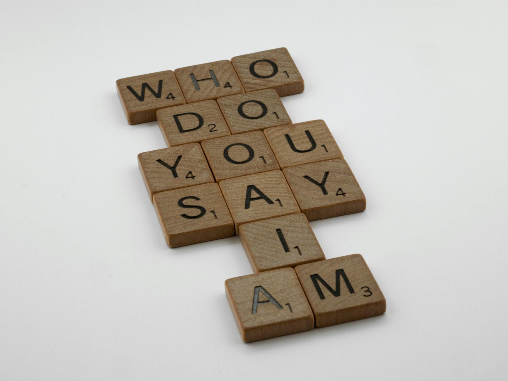 Ring Camera WiFi Troubleshooting Guide for North America 4 Wooden scrabble tiles arranged to spell 'Who do you say I am' on a white background.